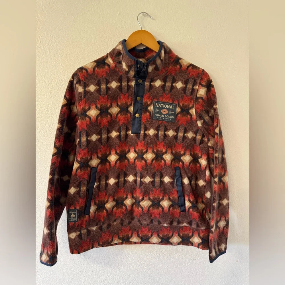 Pro Rodeo Fleece Pullover, Multi Colored, Size Medium - Picture 1 of 11